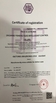 Chiny Zhejiang Yisheng fluid Intelligent Control Co., Ltd Certyfikaty